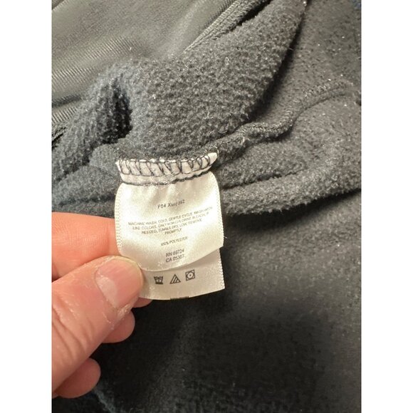 Columbia Black Full-Zip Fleece Jacket Warm Outerwear Men's Size XL - Picture 6 of 9